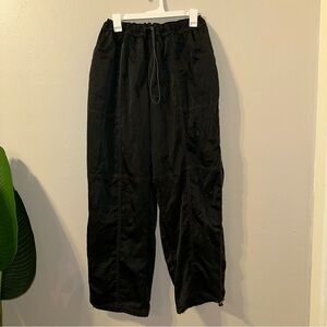 Women's High-Rise Toggle Parachute Pants - Wild Fable